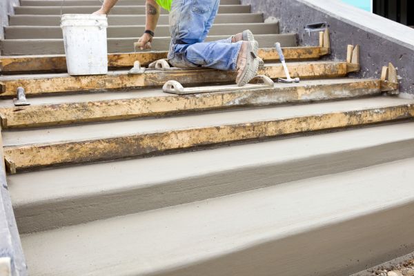 Concrete Steps Pouring in Lynchburg