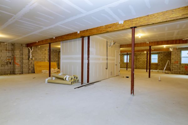 Basement Slab Installation in Lynchburg