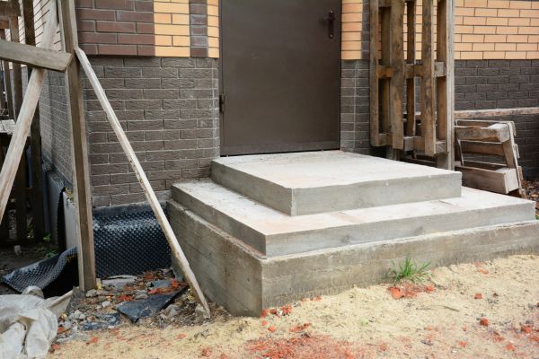 Cement Steps Construction in Lynchburg