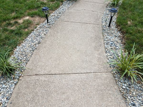 Cement Path Construction in Lynchburg